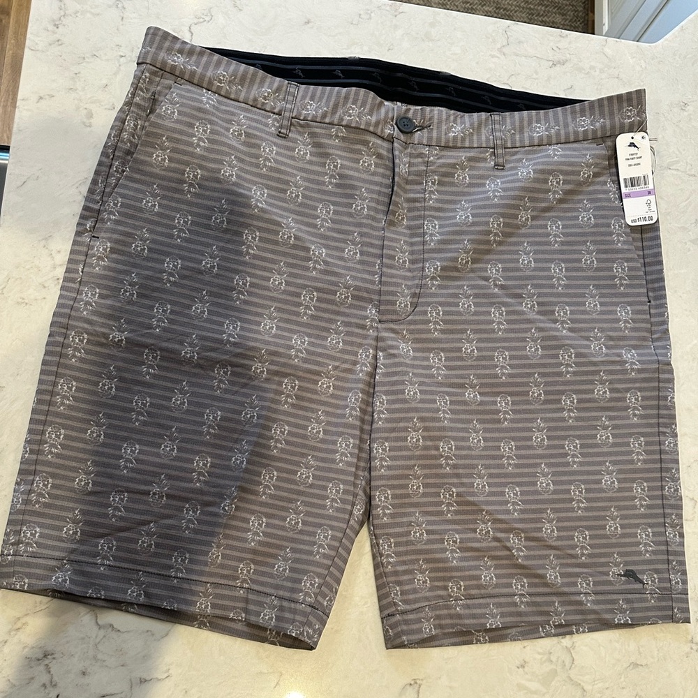 Men’s Tommy Bahama Pina Party Short/Size 38/Color -Argent
